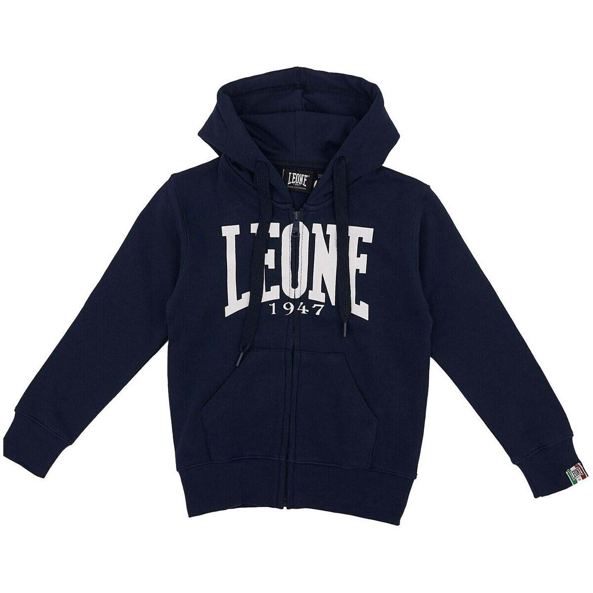 Leone 1947 Îmbracaminte Boy Hoody Full Zip Basic