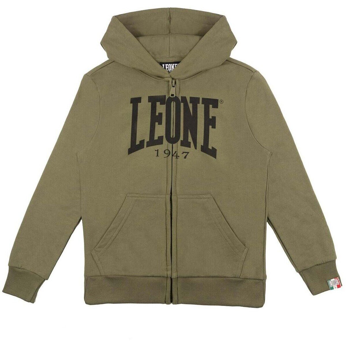 Leone 1947 Îmbracaminte Boy Hoody Full Zip Basic