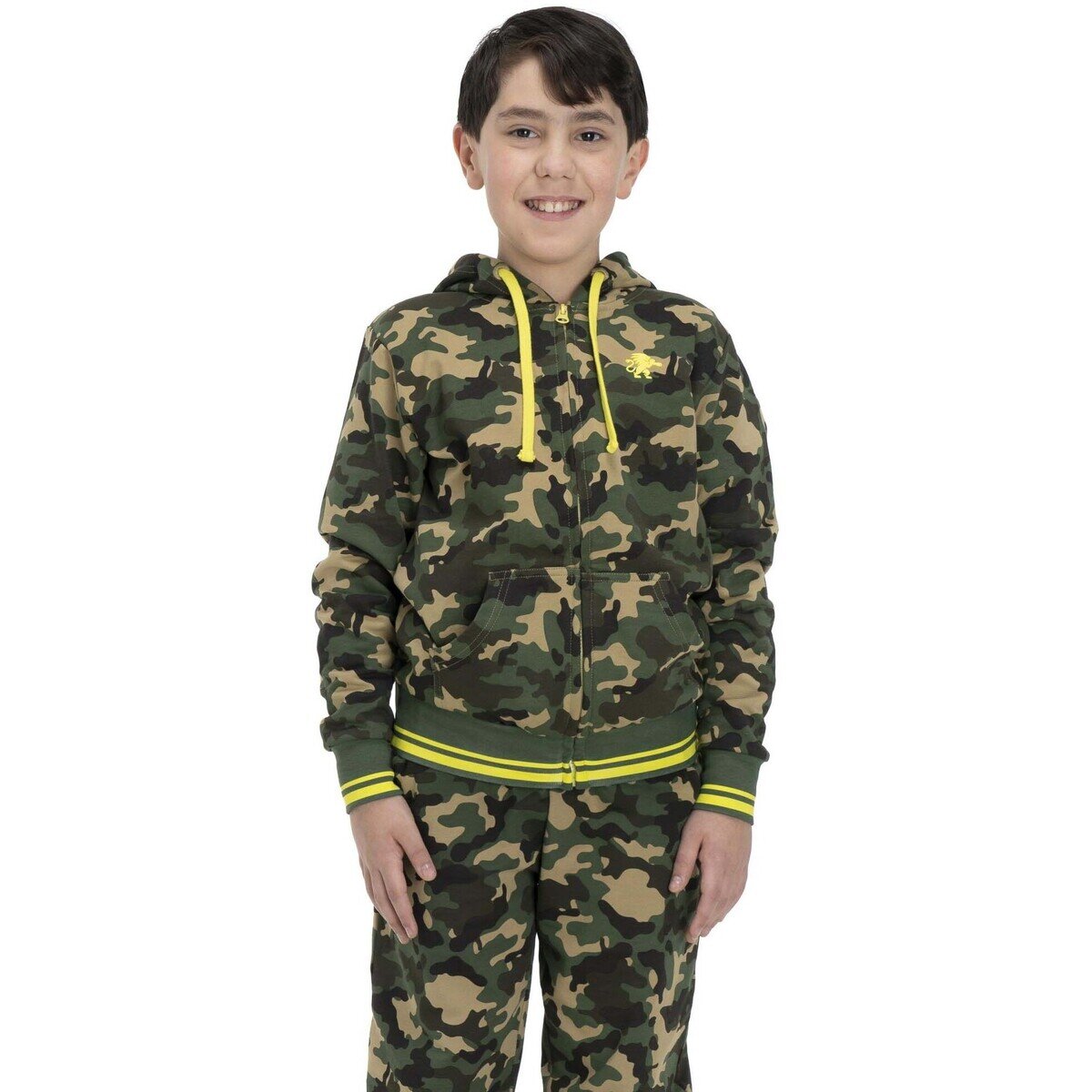 Leone 1947 Îmbracaminte Boy Hoody Full Zip Bold Camo