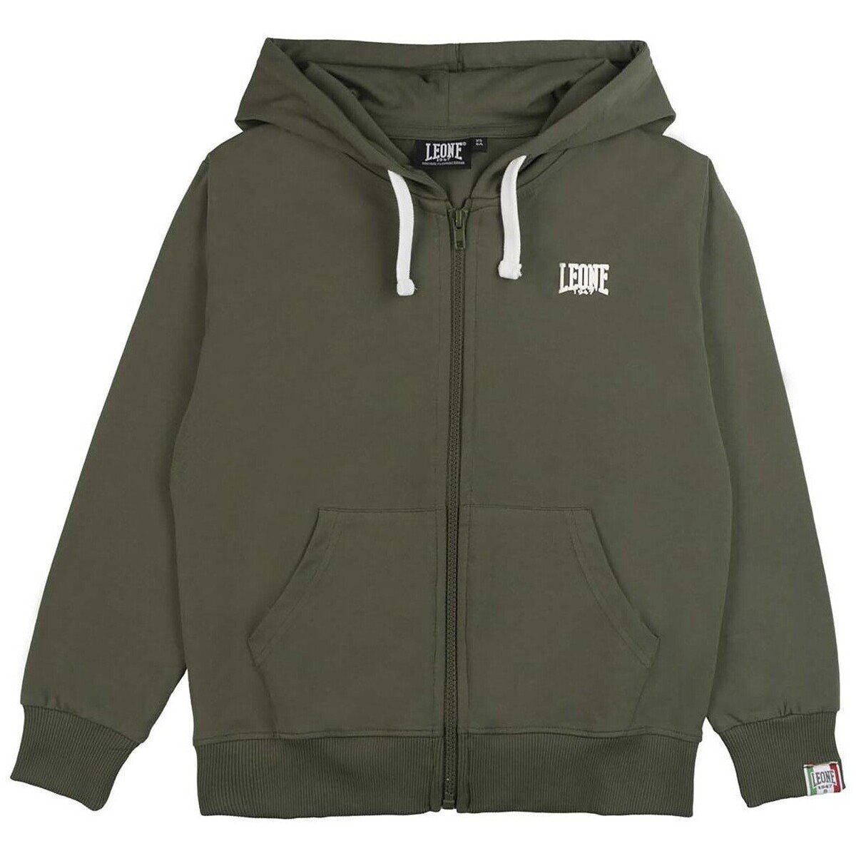 Leone 1947 Îmbracaminte Boy Hoody Full Zip Easy