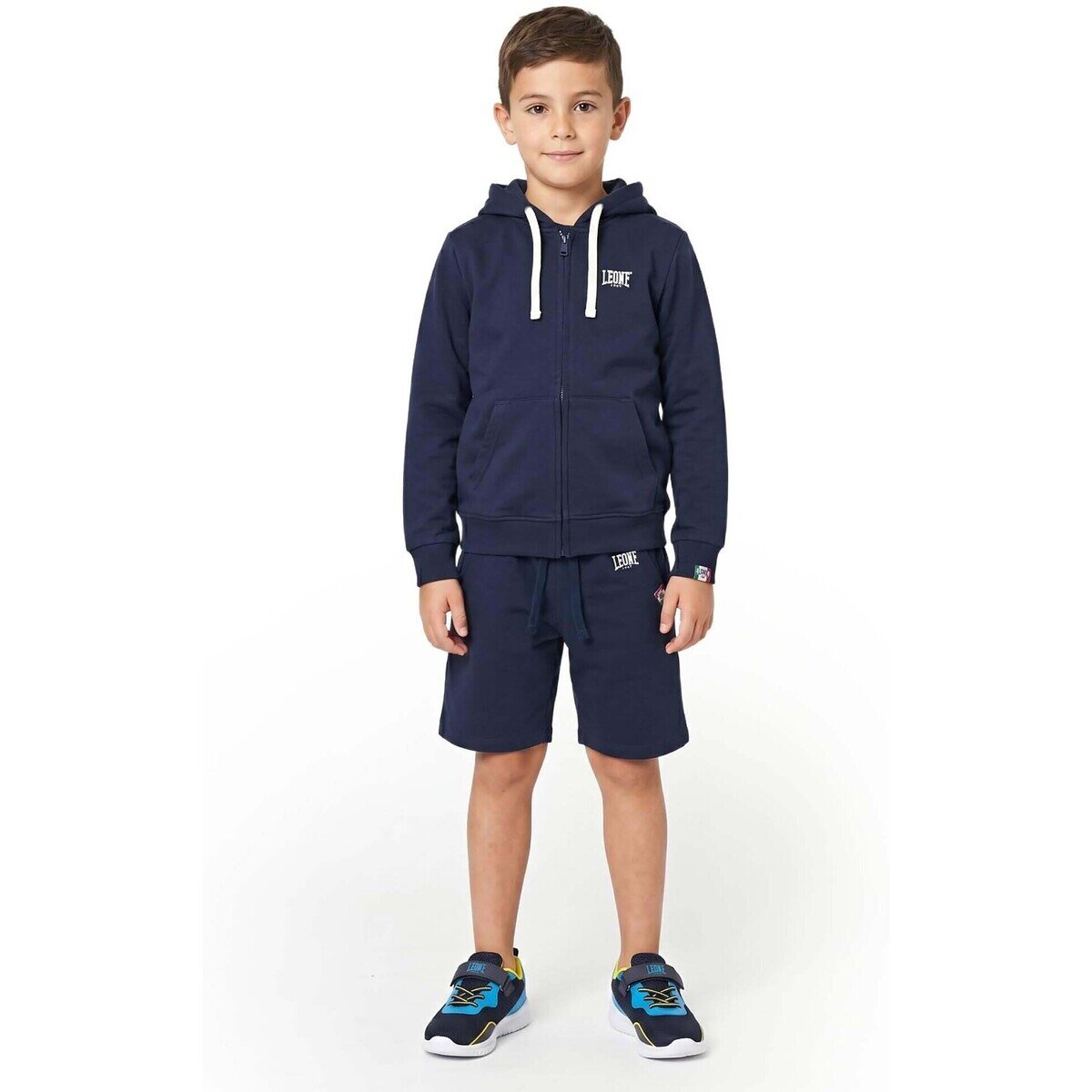 Leone 1947 Îmbracaminte Boy Hoody Full Zip Easy