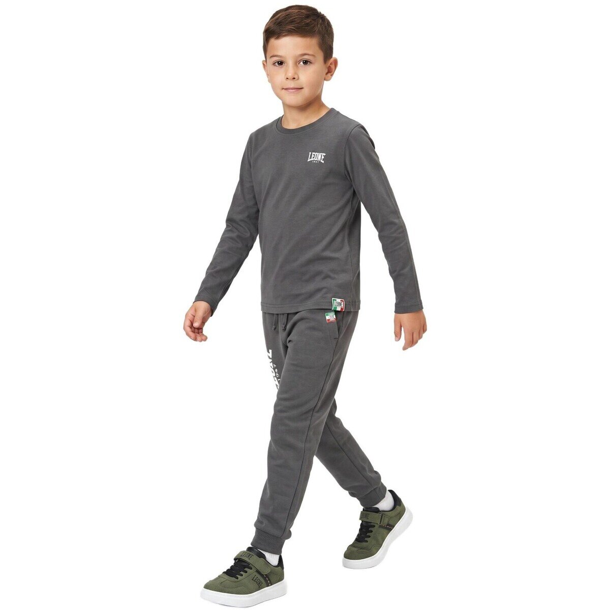 Leone 1947 Îmbracaminte Boy Long Sleeves Small Logo