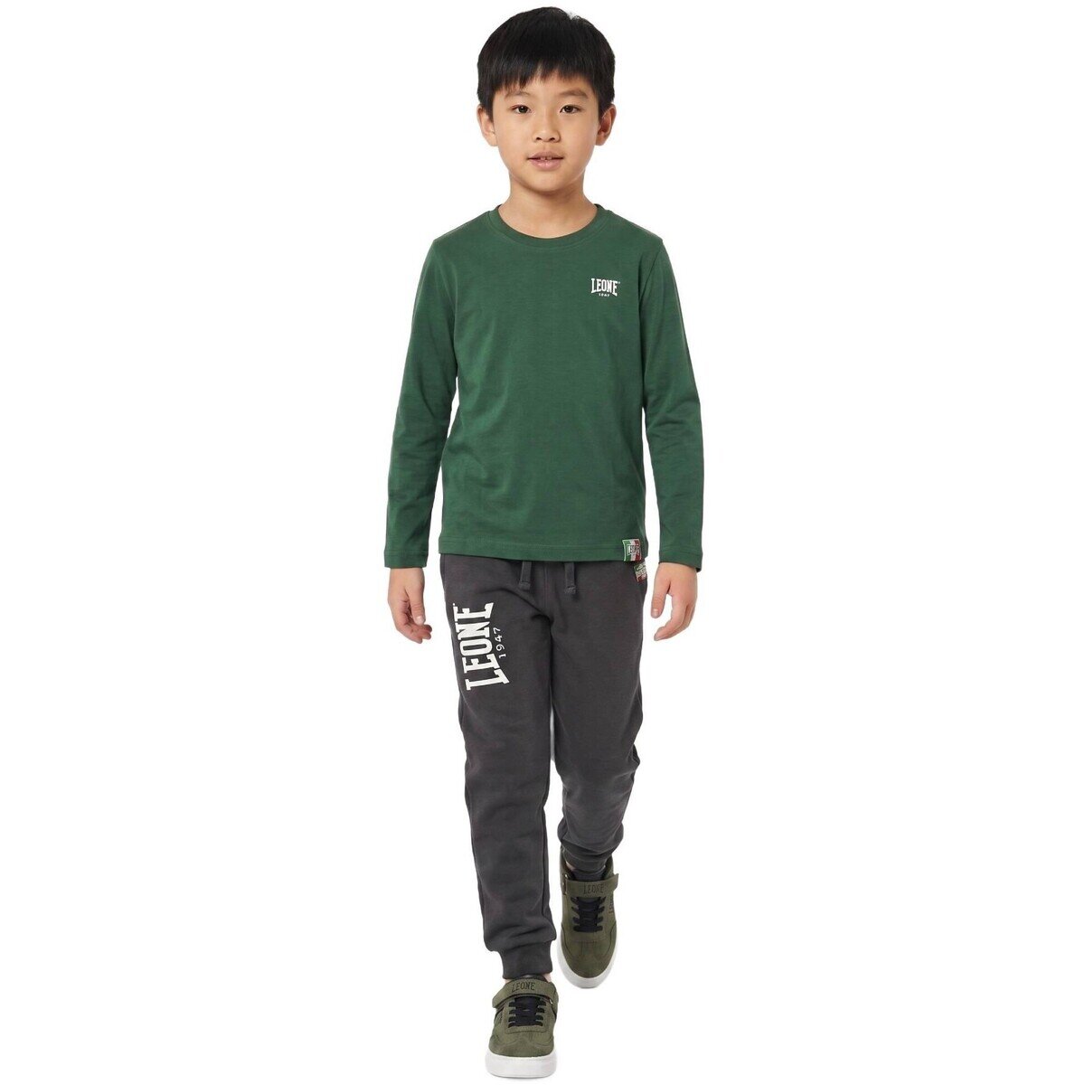 Leone 1947 Îmbracaminte Boy Long Sleeves Small Logo