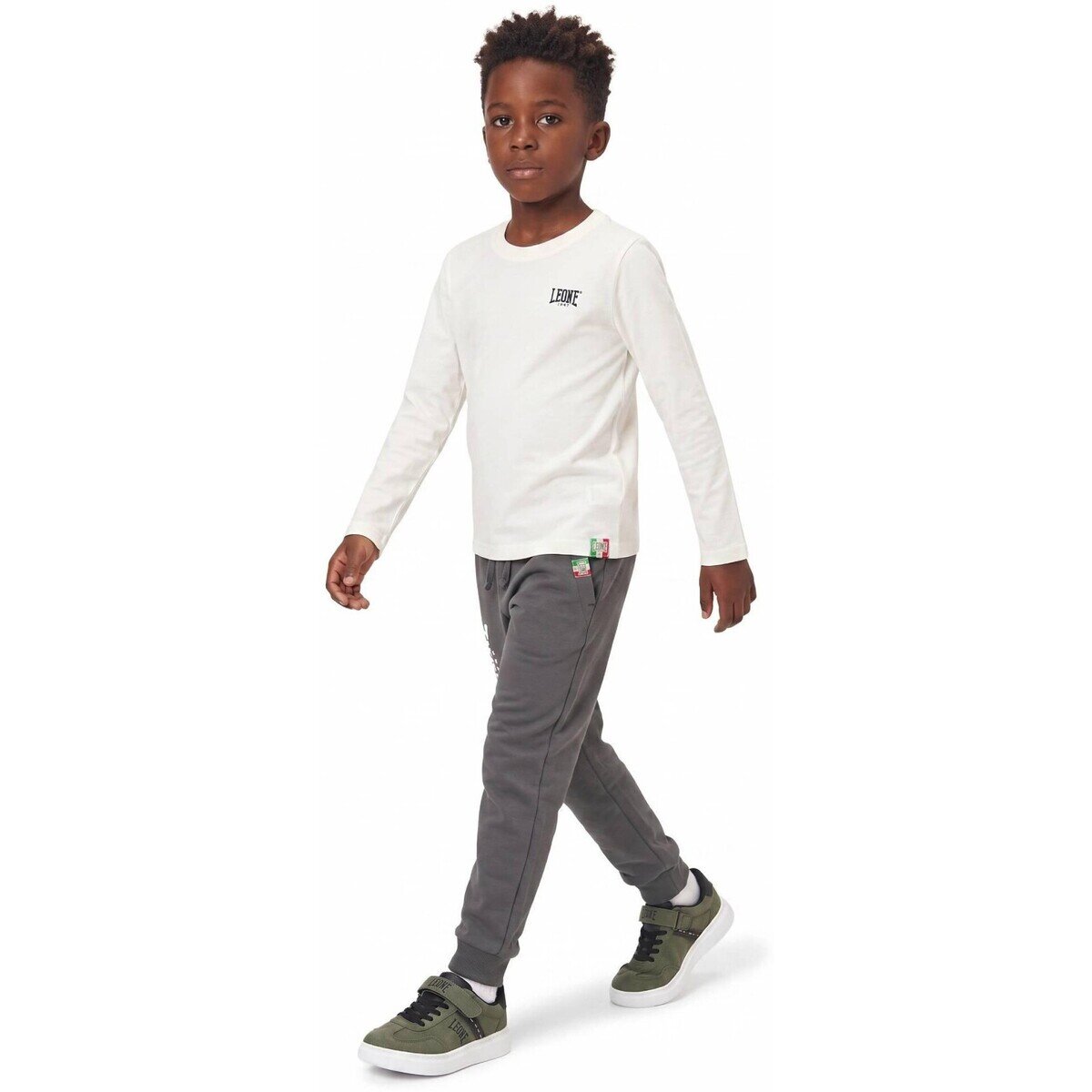 Leone 1947 Îmbracaminte Boy Long Sleeves Small Logo