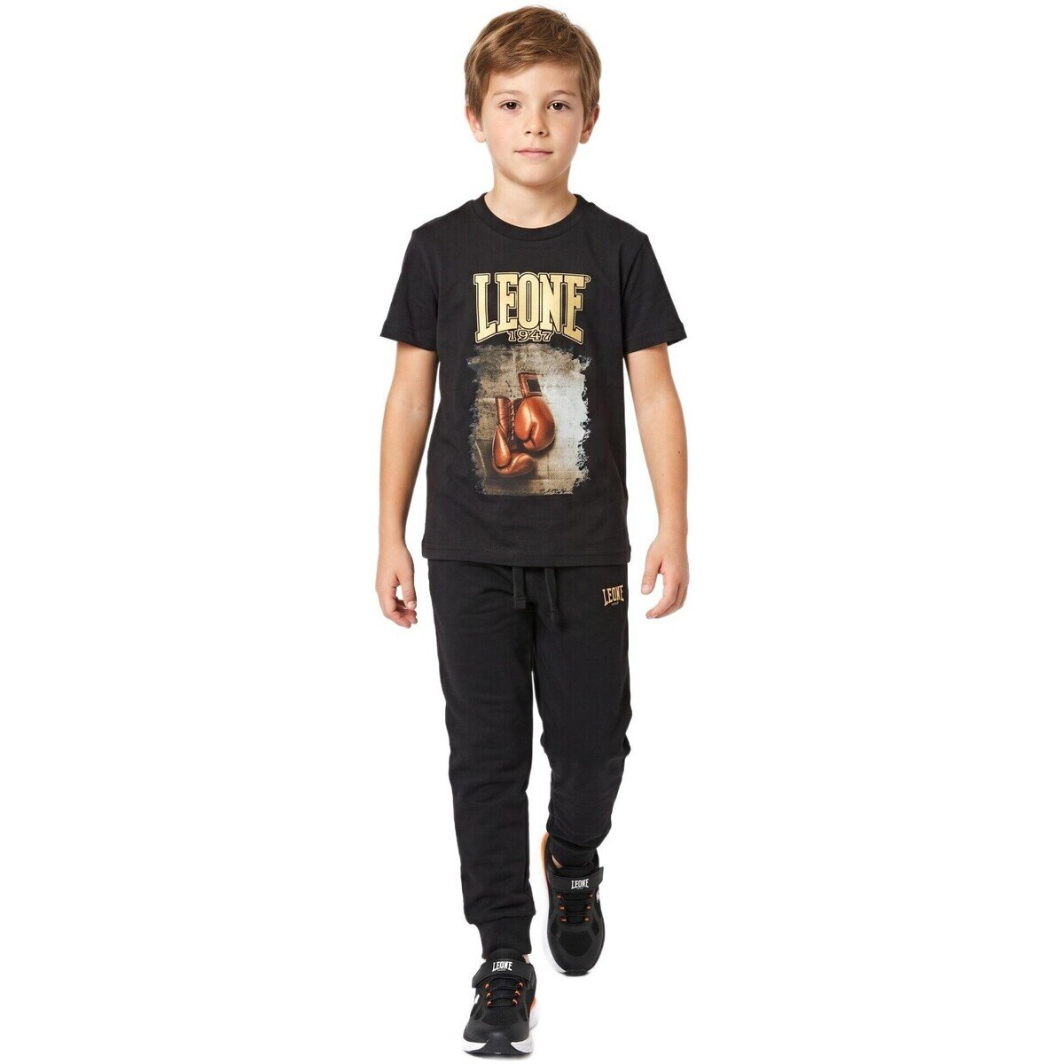 Leone 1947 Îmbracaminte Boy Short Sleeves Gold 1947
