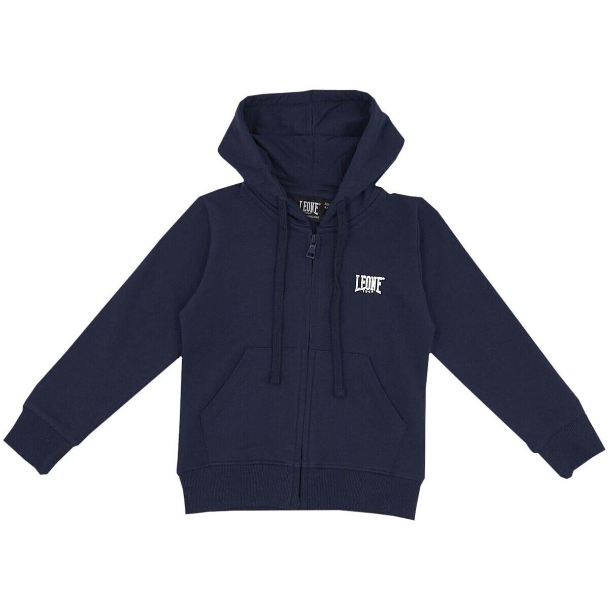 Leone 1947 Îmbracaminte Girl Hoody Full Zip Foil