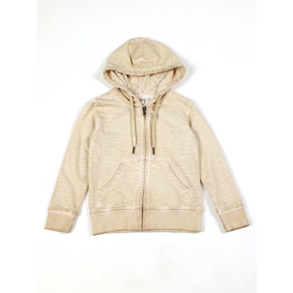 Leone 1947 Îmbracaminte Girl Hoody Full Zip Lace