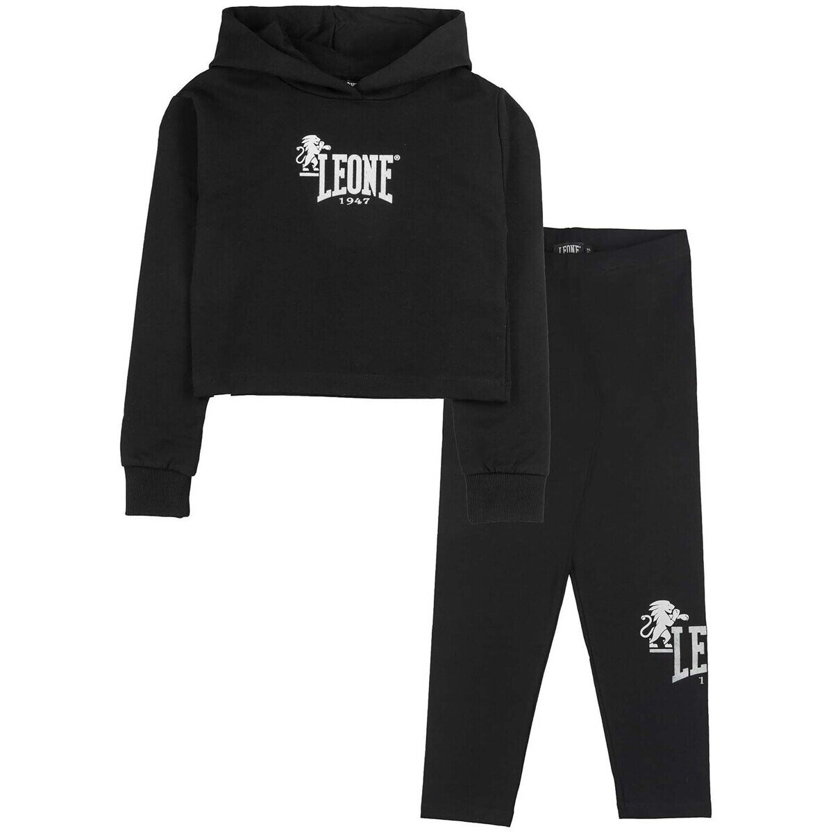 Leone 1947 Îmbracaminte Girl Hoody + Leggings Lavender