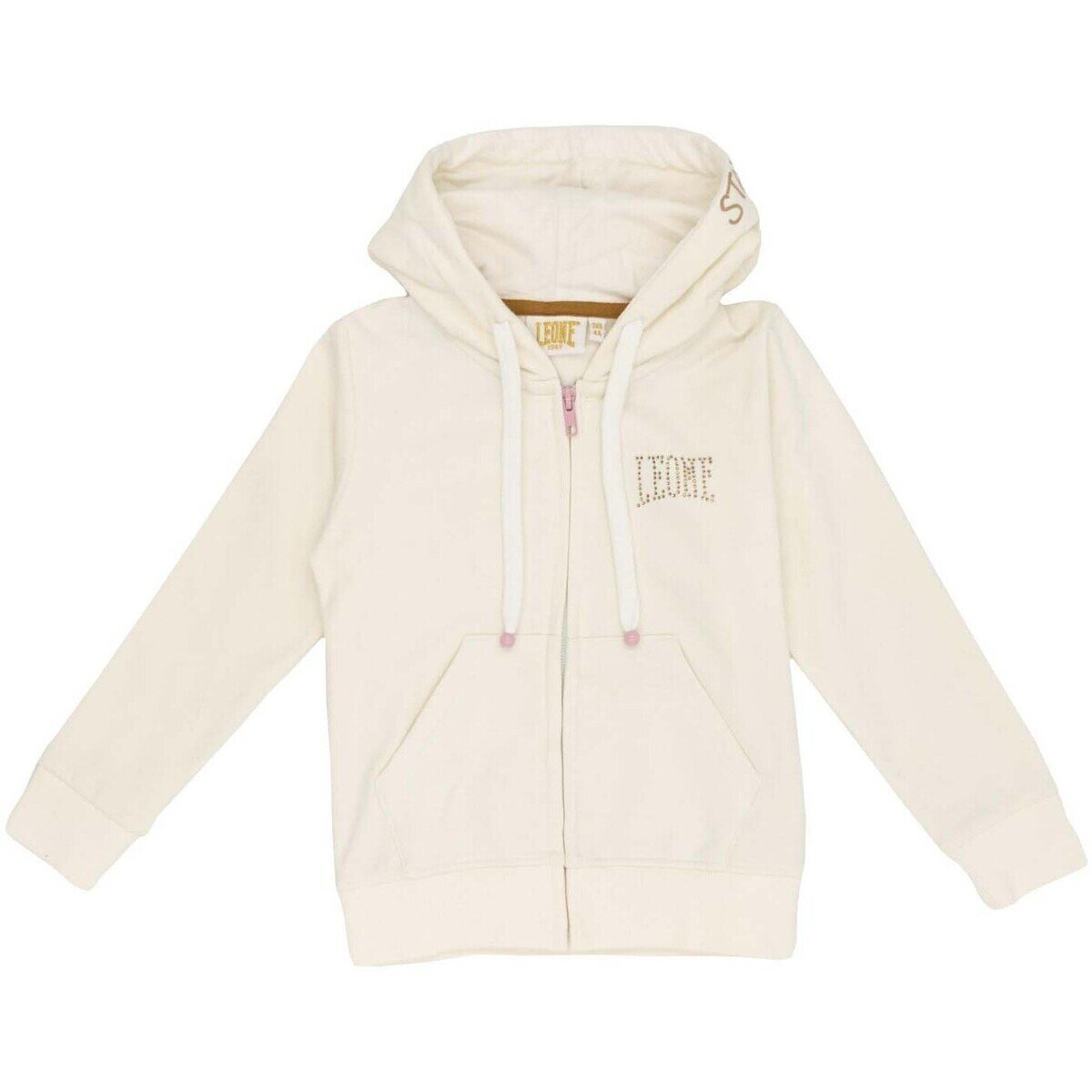 Leone 1947 Îmbracaminte Girl Hoody Sweatshirt Full Zip Chic Girl
