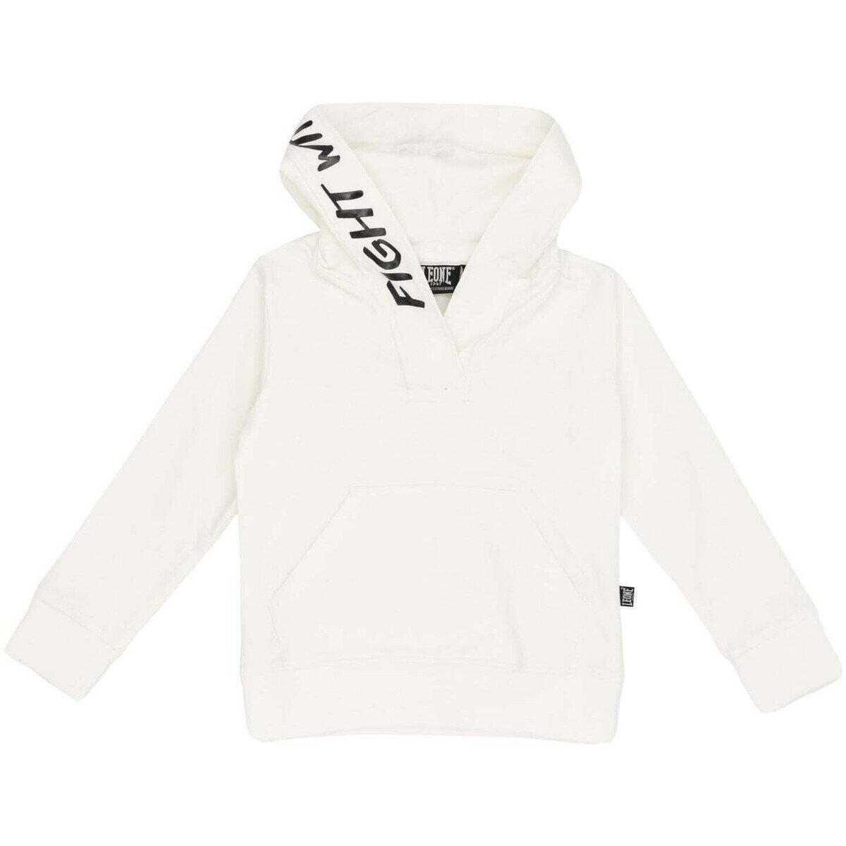 Leone 1947 Îmbracaminte Girl Hoody Sweatshirt Over Black Girl