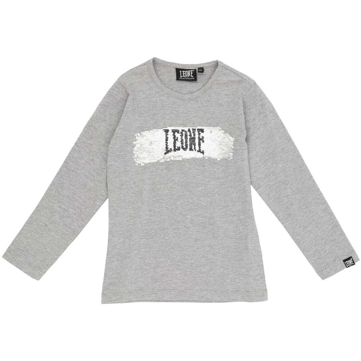 Leone 1947 Îmbracaminte Girl Long Sleeves Sequins Super Grey