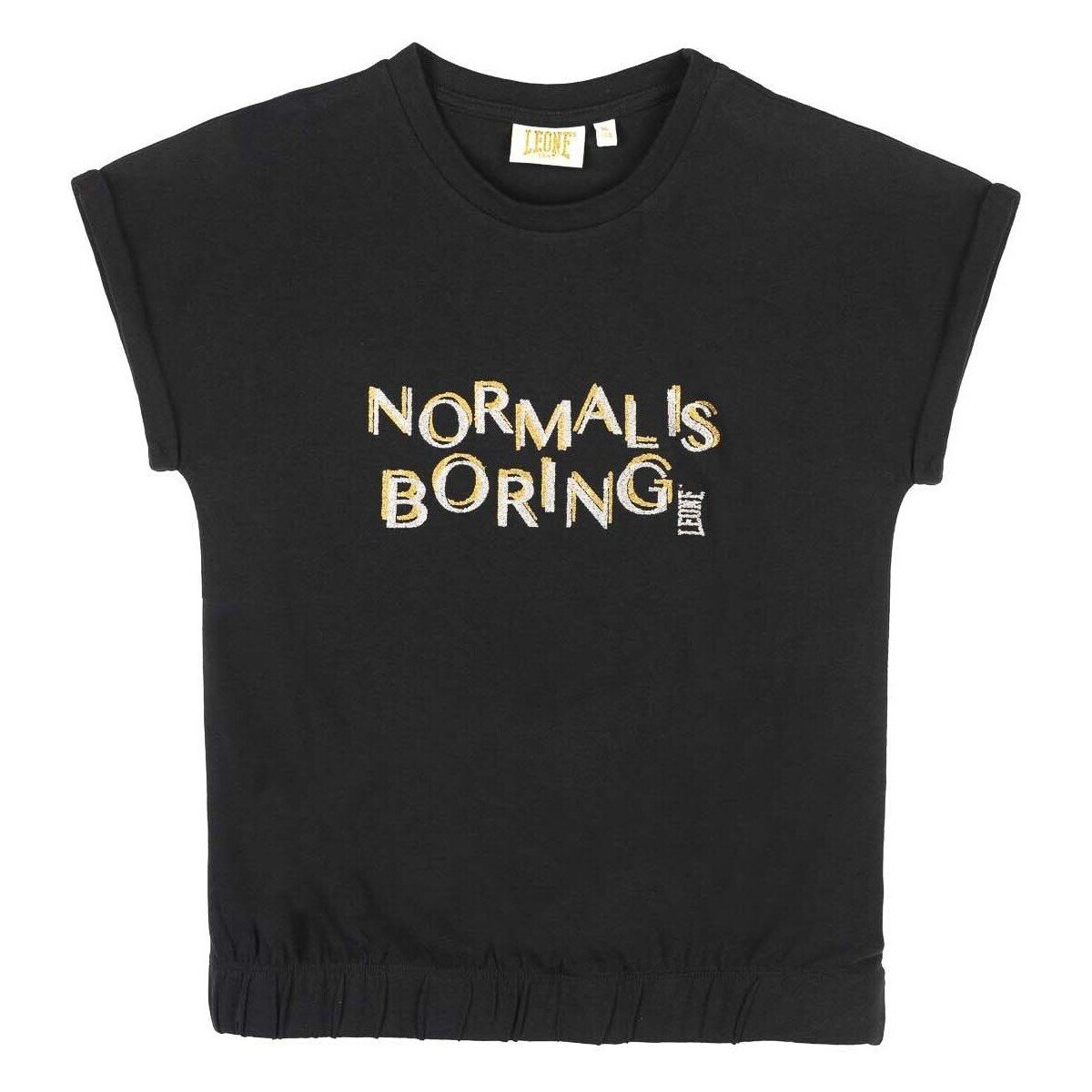 Leone 1947 Îmbracaminte Girl Round Neck Shiny