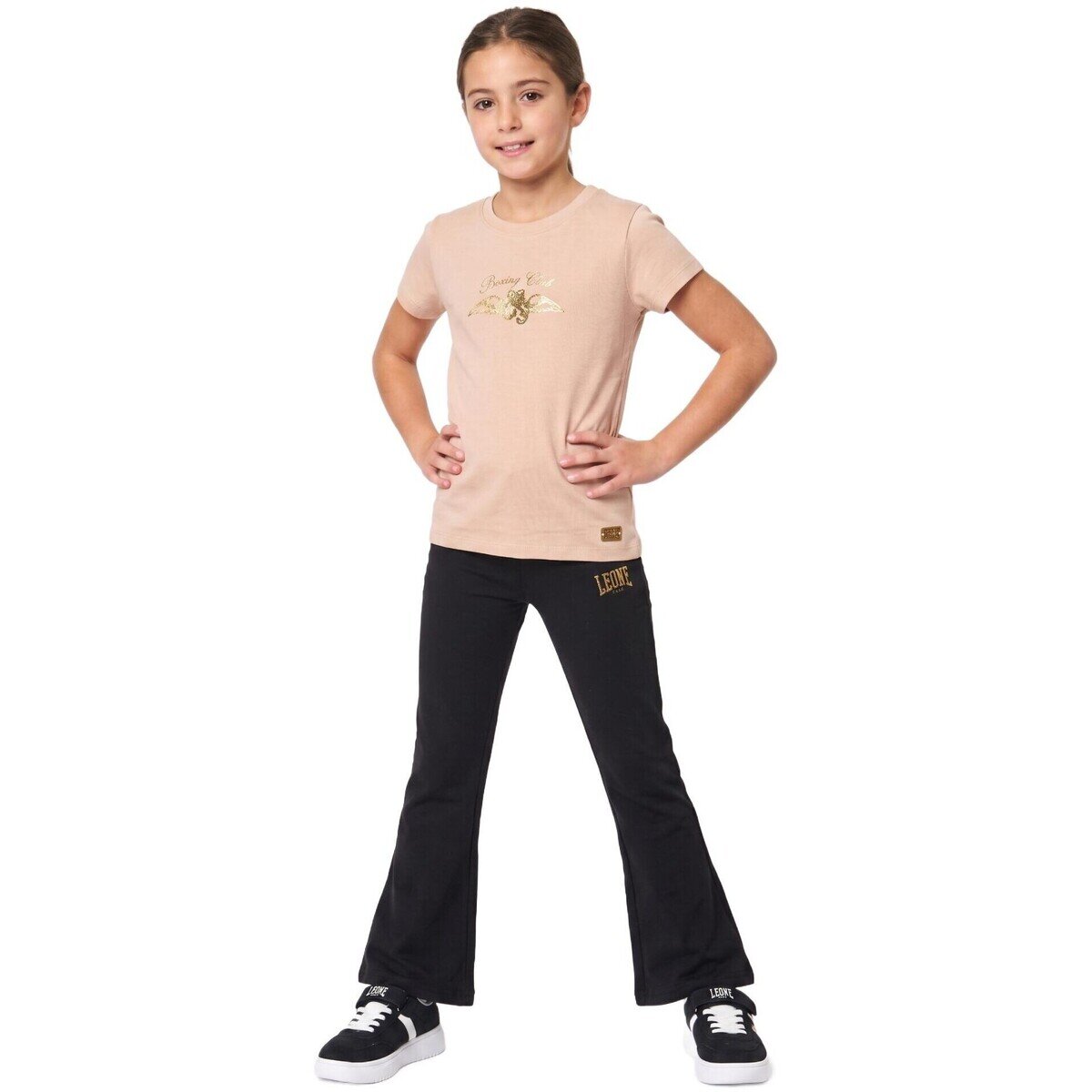 Leone 1947 Îmbracaminte Girl Short Sleeves Gold 1947