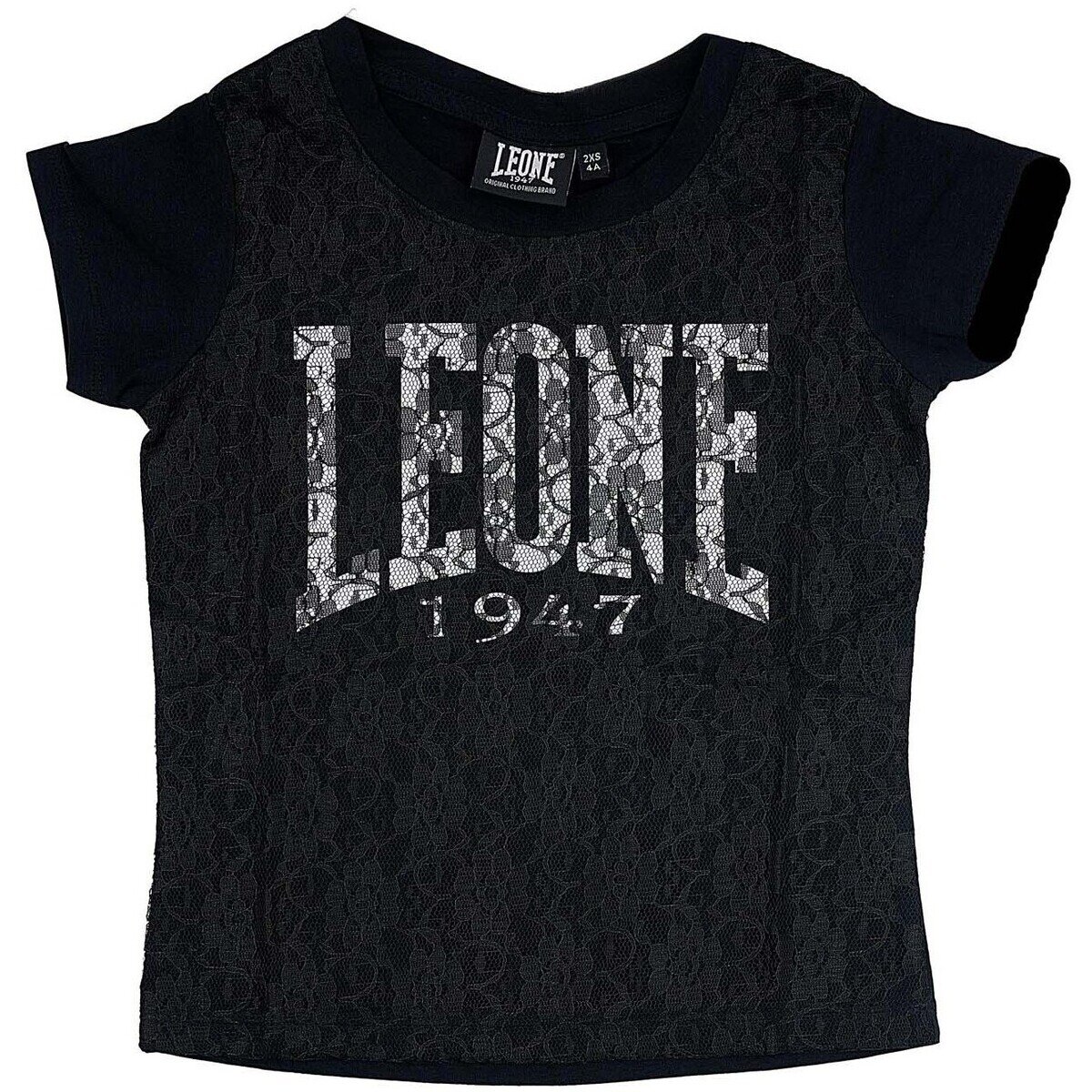 Leone 1947 Îmbracaminte Girl Short Sleeves Lace Pink Girl
