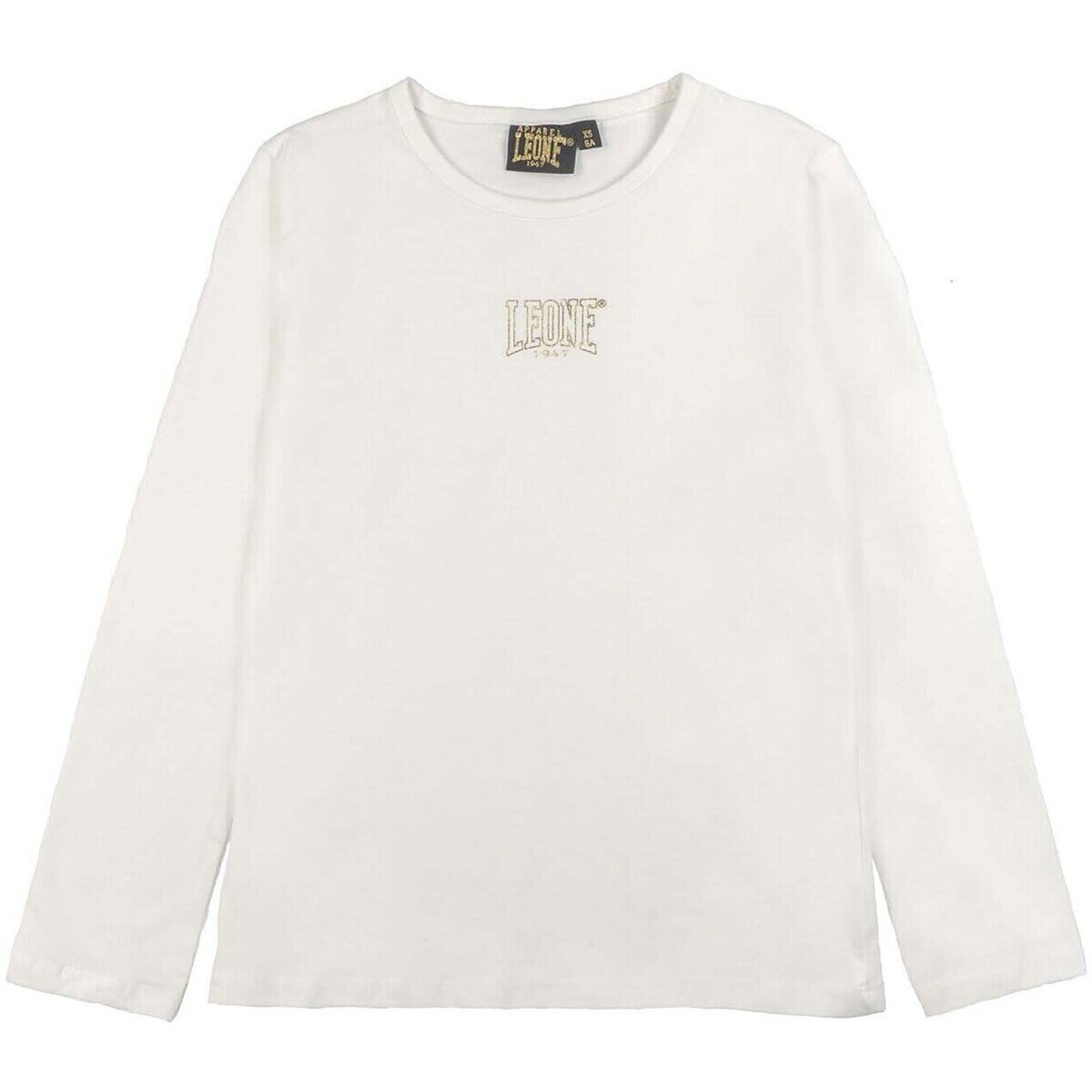 Leone 1947 Îmbracaminte Girl T-Shirt Long Sleeves Gold 1947