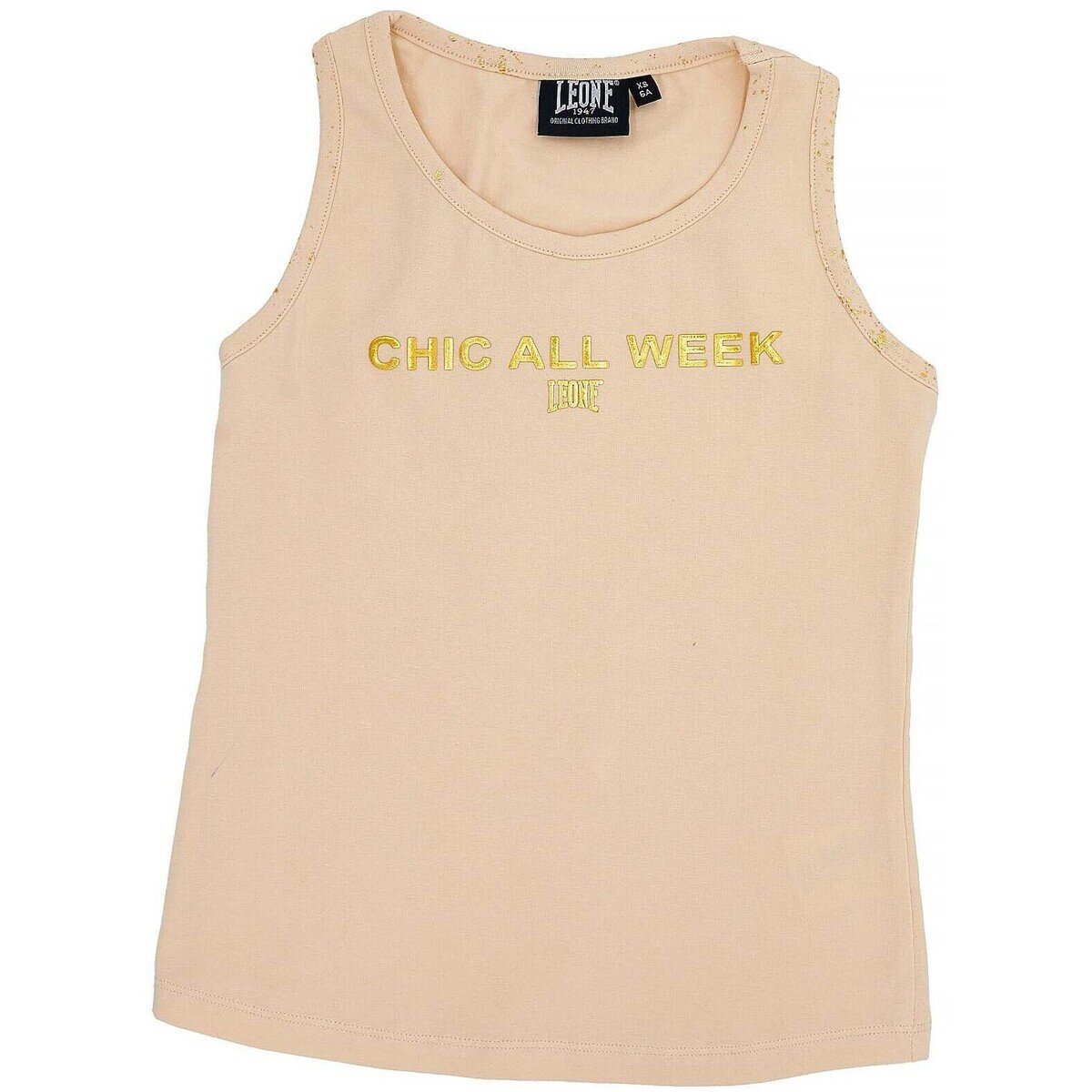 Leone 1947 Îmbracaminte Girl Tank Chic Gold