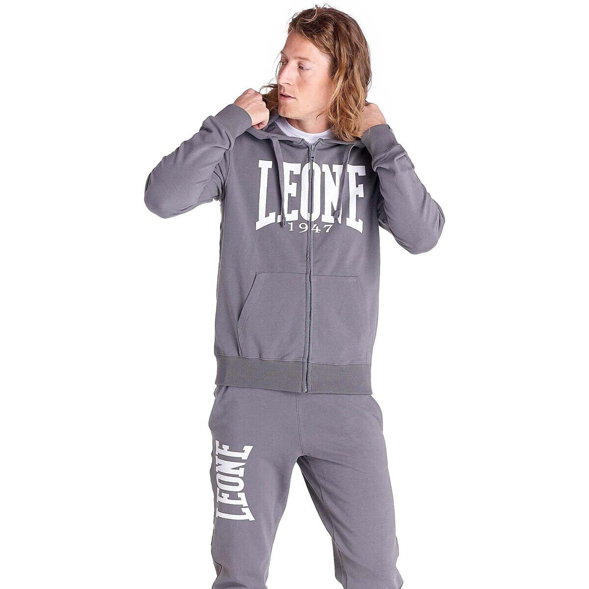 Leone 1947 Îmbracaminte Man Fleece Hoody Zipped