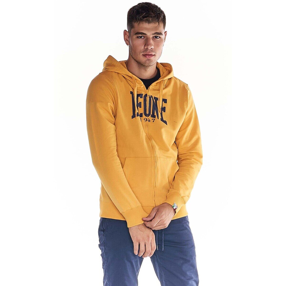 Leone 1947 Îmbracaminte Man Fleece Hoody Zipped
