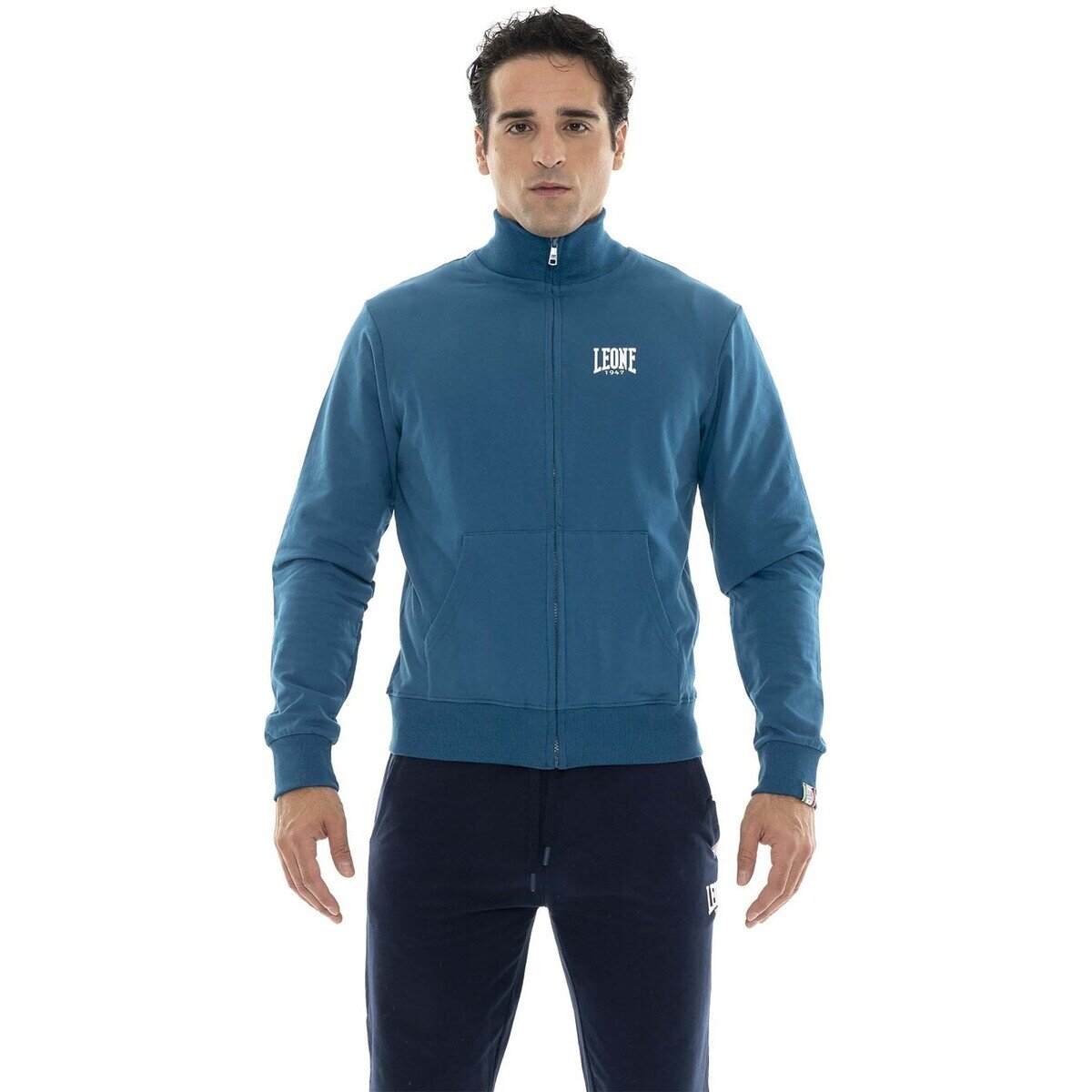 Leone 1947 Îmbracaminte Man Full Zip Basic Small Logo