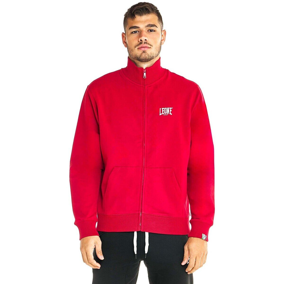 Leone 1947 Îmbracaminte Man Full Zip Basic Small Logo
