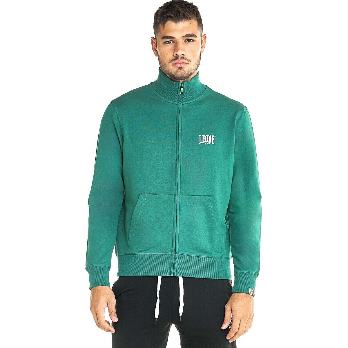 Leone 1947 Îmbracaminte Man Full Zip Basic Small Logo