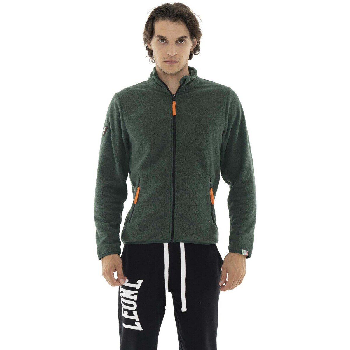Leone 1947 Îmbracaminte Man Full Zip Micropolar Basic