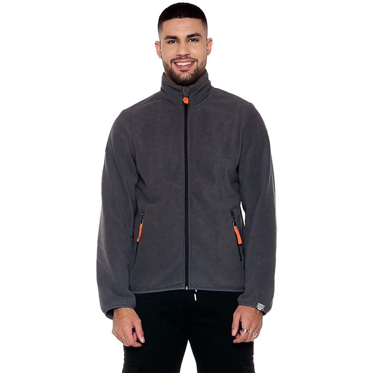 Leone 1947 Îmbracaminte Man Full Zip Micropolar Basic
