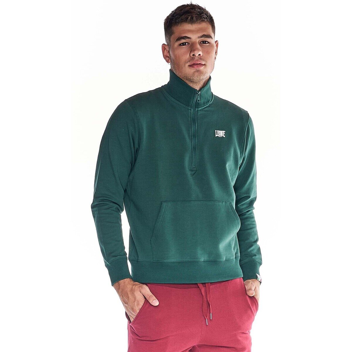 Leone 1947 Îmbracaminte Man High Collar Basic Small Logo