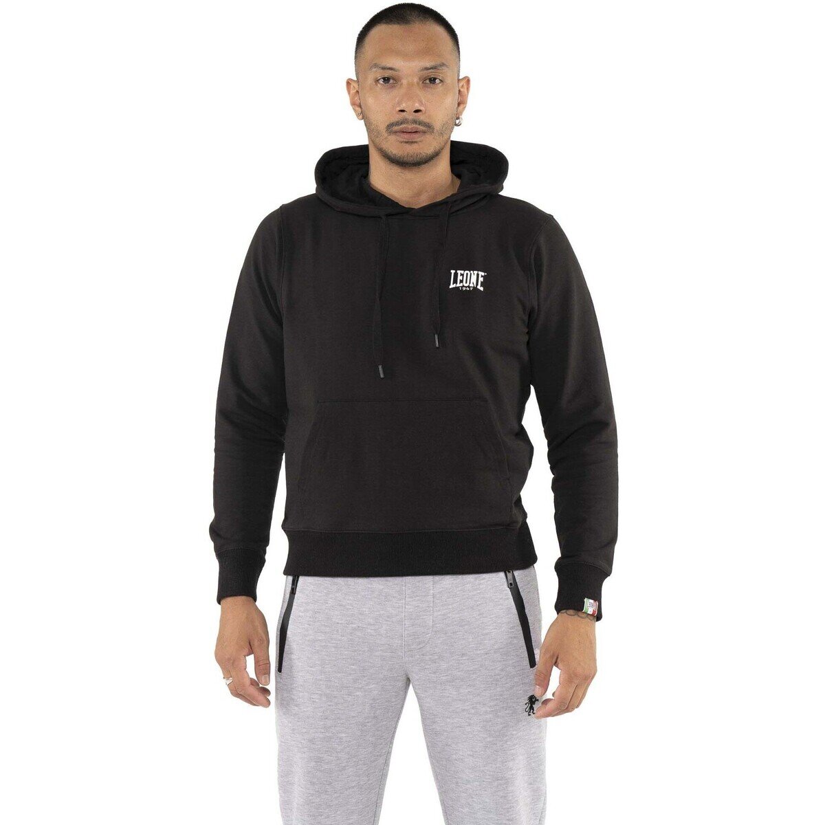 Leone 1947 Îmbracaminte Man Hoody Basic Small Logo