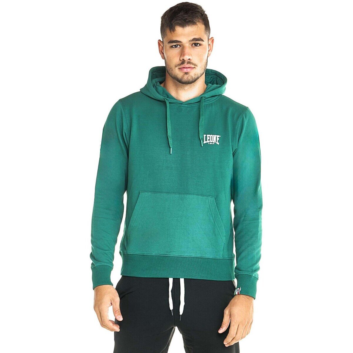 Leone 1947 Îmbracaminte Man Hoody Basic Small Logo