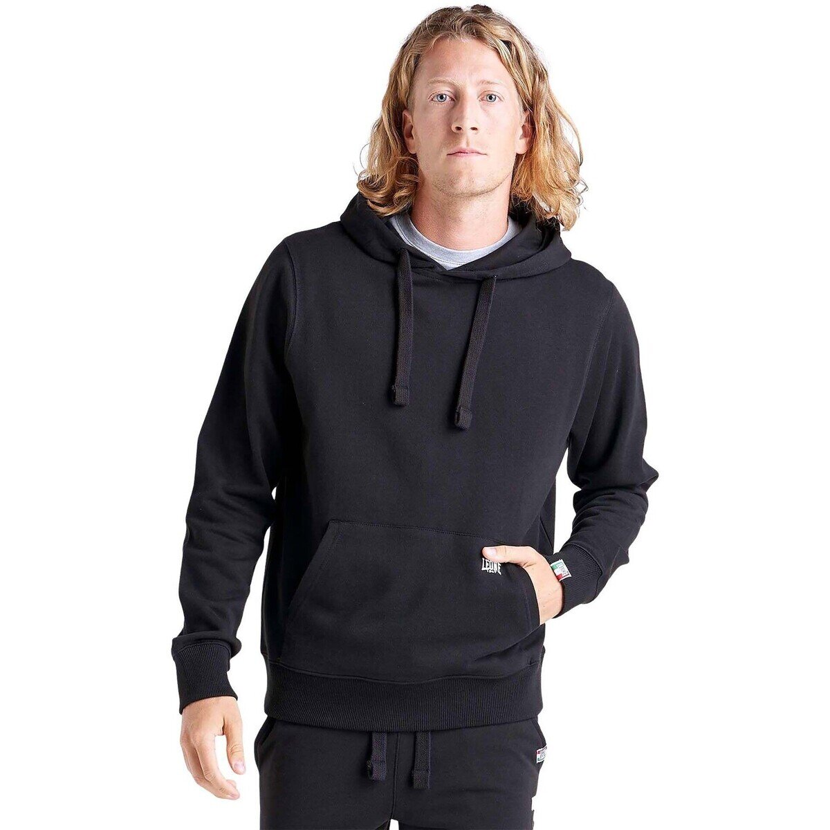 Leone 1947 Îmbracaminte Man Hoody Basic Small Logo