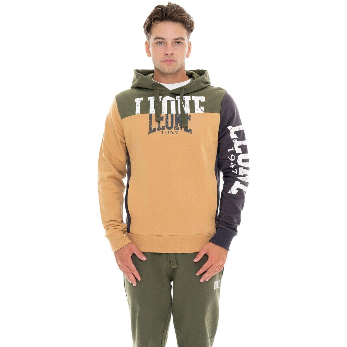 Leone 1947 Îmbracaminte Man Hoody Color Block