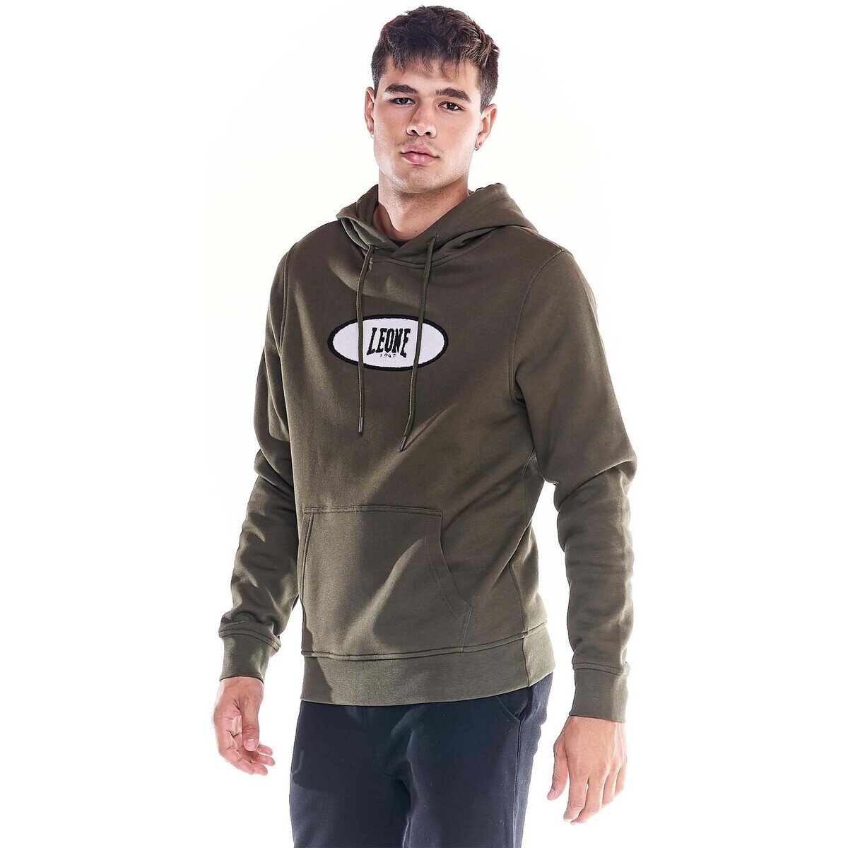 Leone 1947 Îmbracaminte Man Hoody Earth Tones