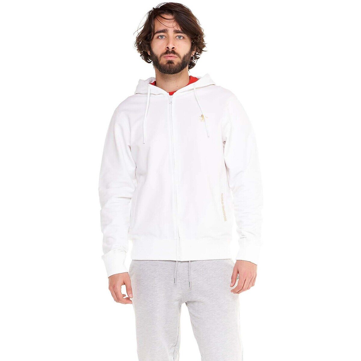 Leone 1947 Îmbracaminte Man Hoody Full Zip Gold Edition