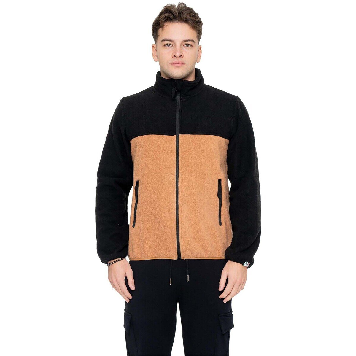 Leone 1947 Îmbracaminte Man Hoody Full Zip Polar
