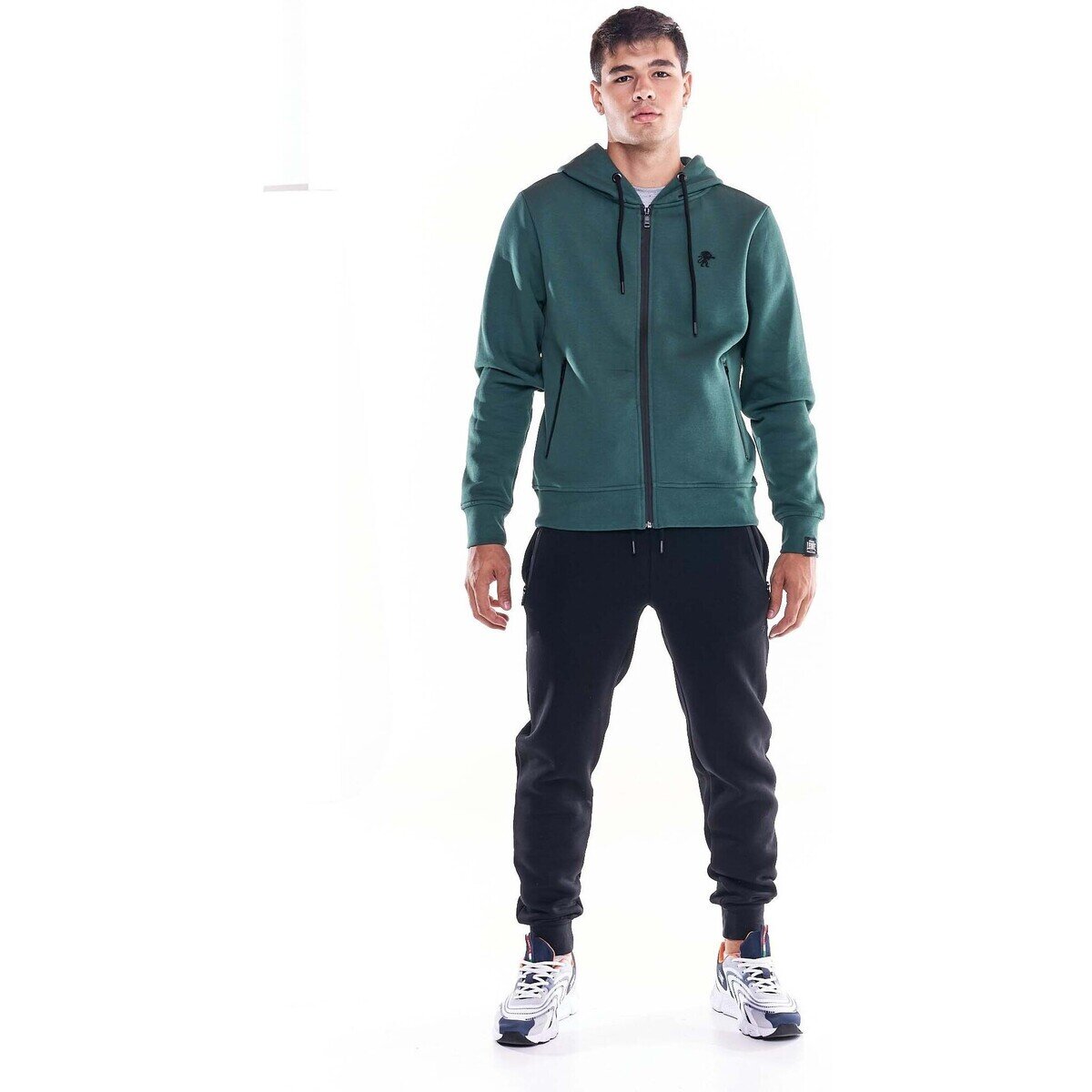 Leone 1947 Îmbracaminte Man Hoody Full Zip Soft Basic