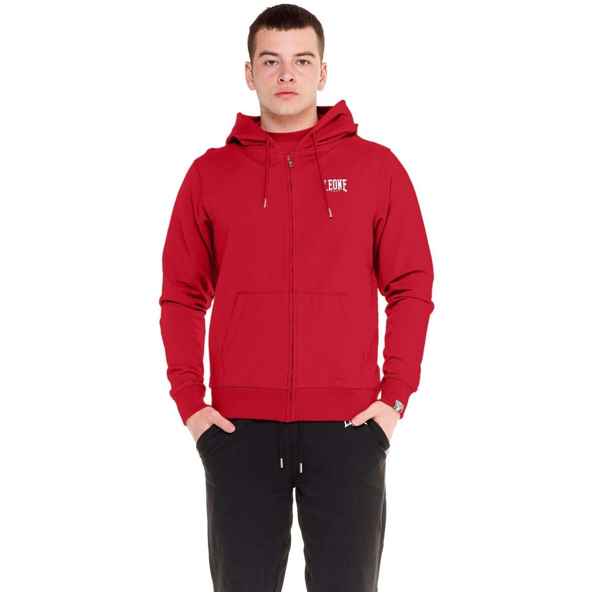 Leone 1947 Îmbracaminte Man Hoody Full Zip Team Line