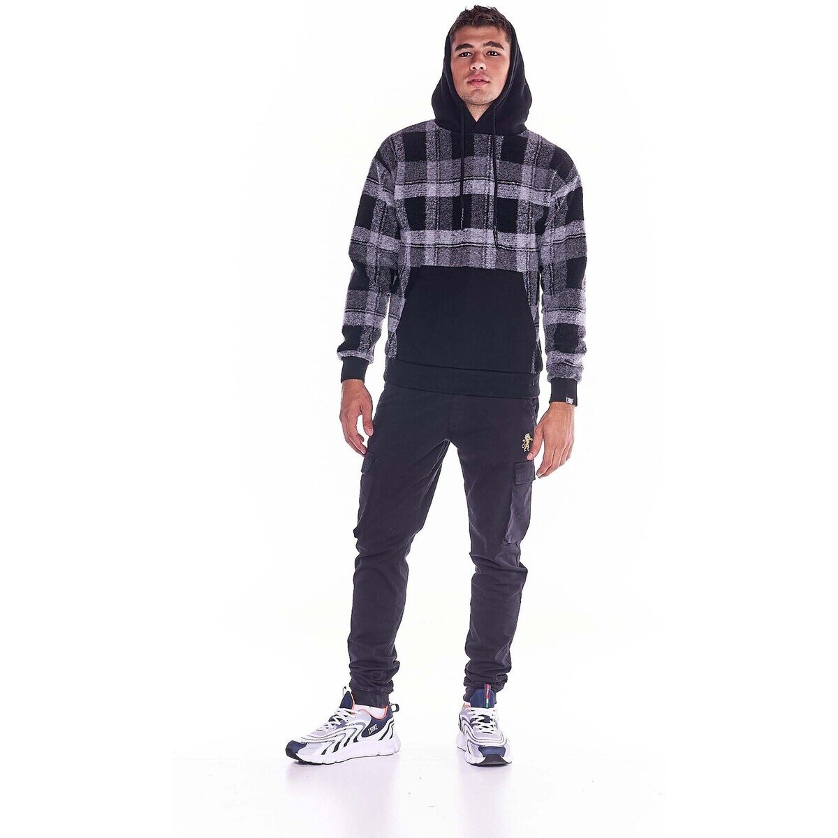 Leone 1947 Îmbracaminte Man Hoody Tartan Work Leisure