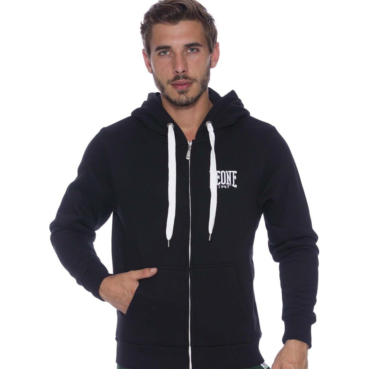 Leone 1947 Îmbracaminte Man Hoody Zipped Fleece