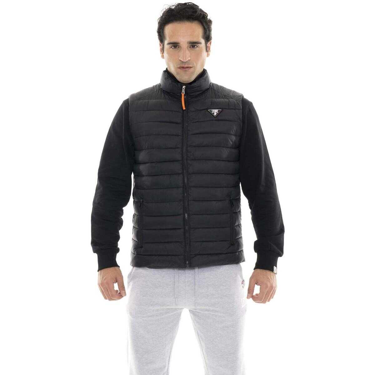 Leone 1947 Îmbracaminte Man Jacket Sleeveless Full Zip Basic