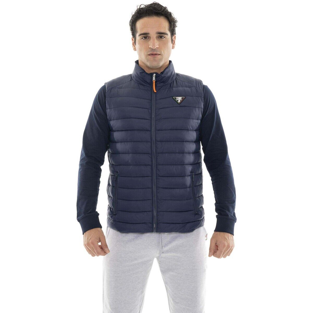 Leone 1947 Îmbracaminte Man Jacket Sleeveless Full Zip Basic