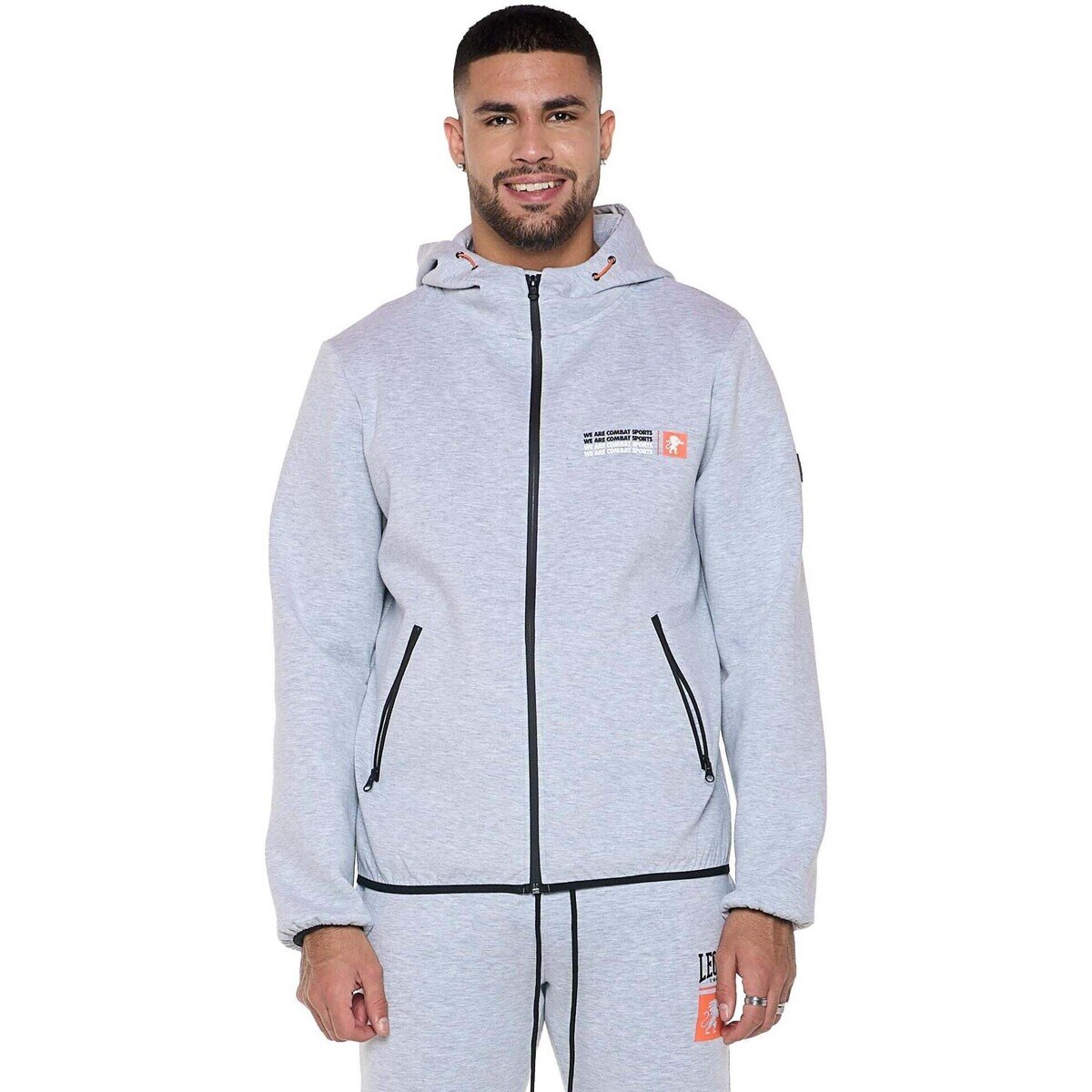 Leone 1947 Îmbracaminte Man Jackets Hoody Full Zip Tech