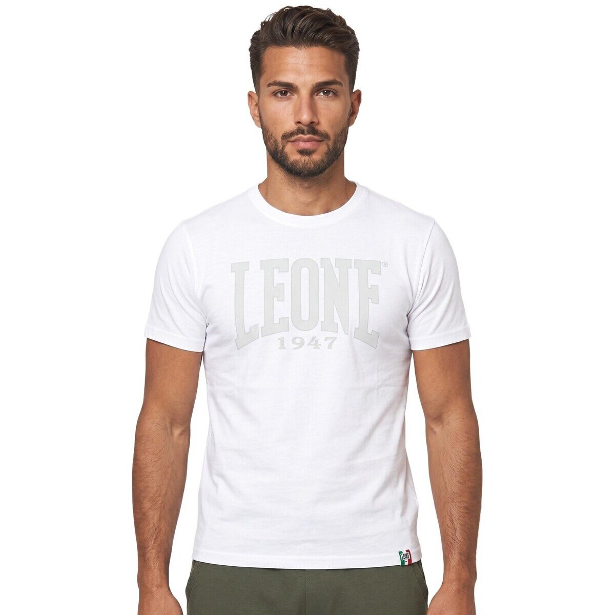 Leone 1947 Îmbracaminte Man Short Sleeves Big Logo