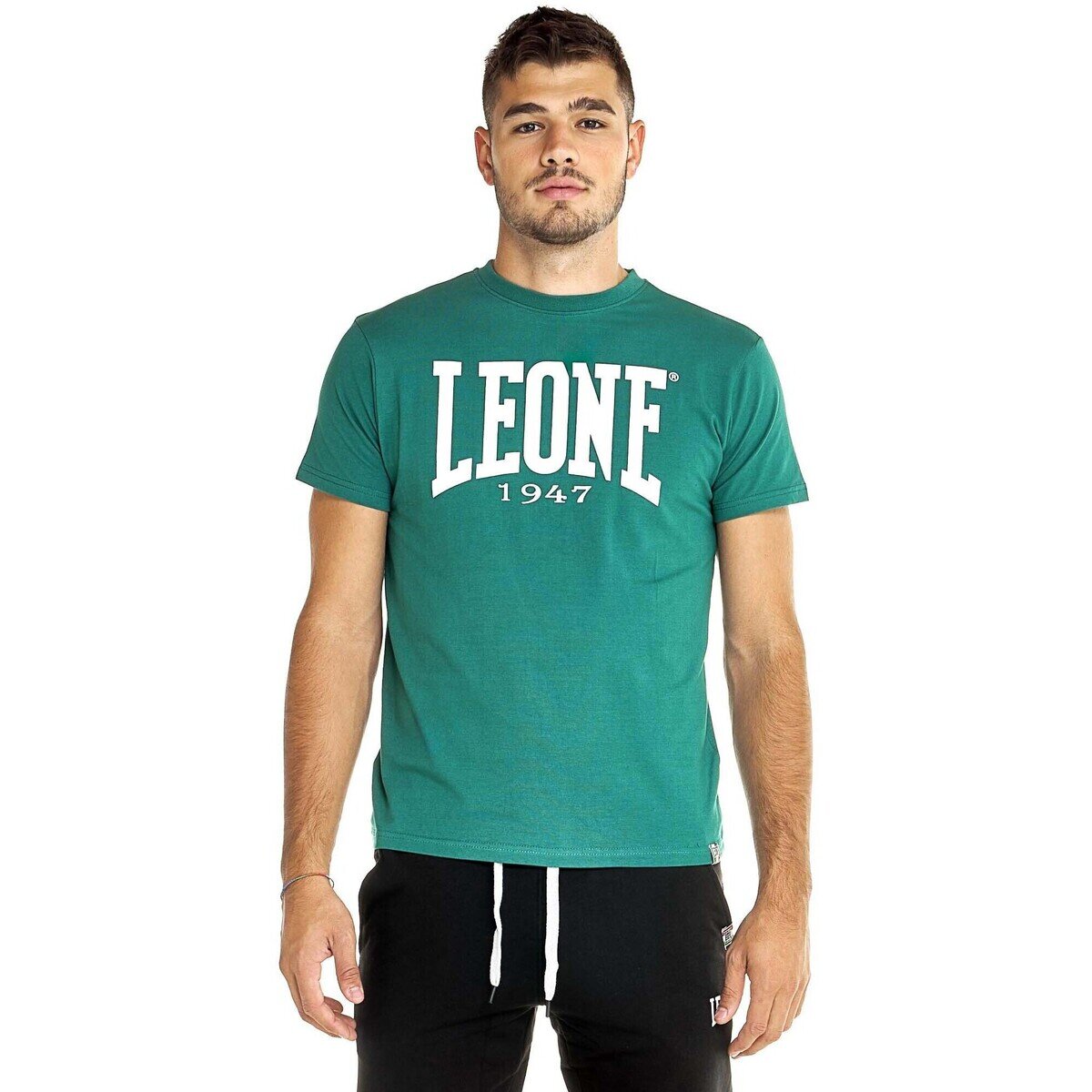 Leone 1947 Îmbracaminte Man Short Sleeves Big Logo