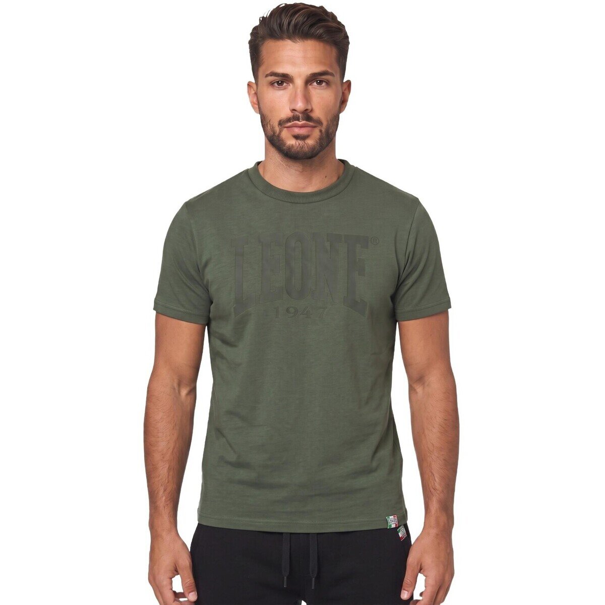 Leone 1947 Îmbracaminte Man Short Sleeves Big Logo