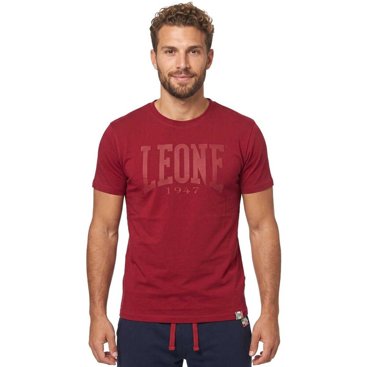 Leone 1947 Îmbracaminte Man Short Sleeves Big Logo