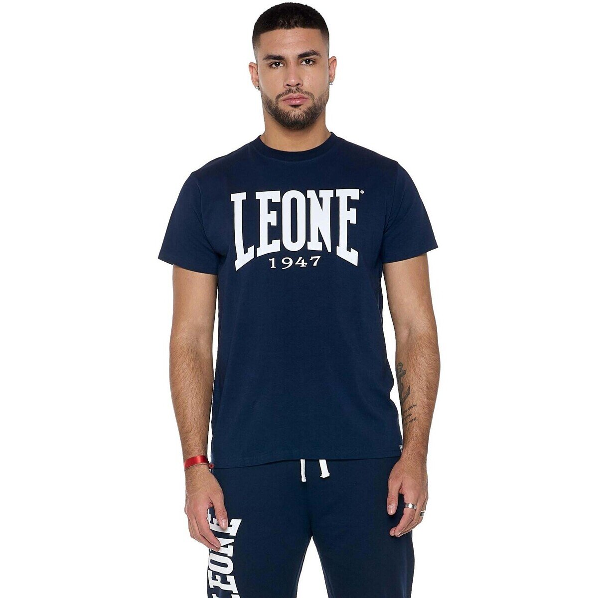 Leone 1947 Îmbracaminte Man Short Sleeves Big Logo