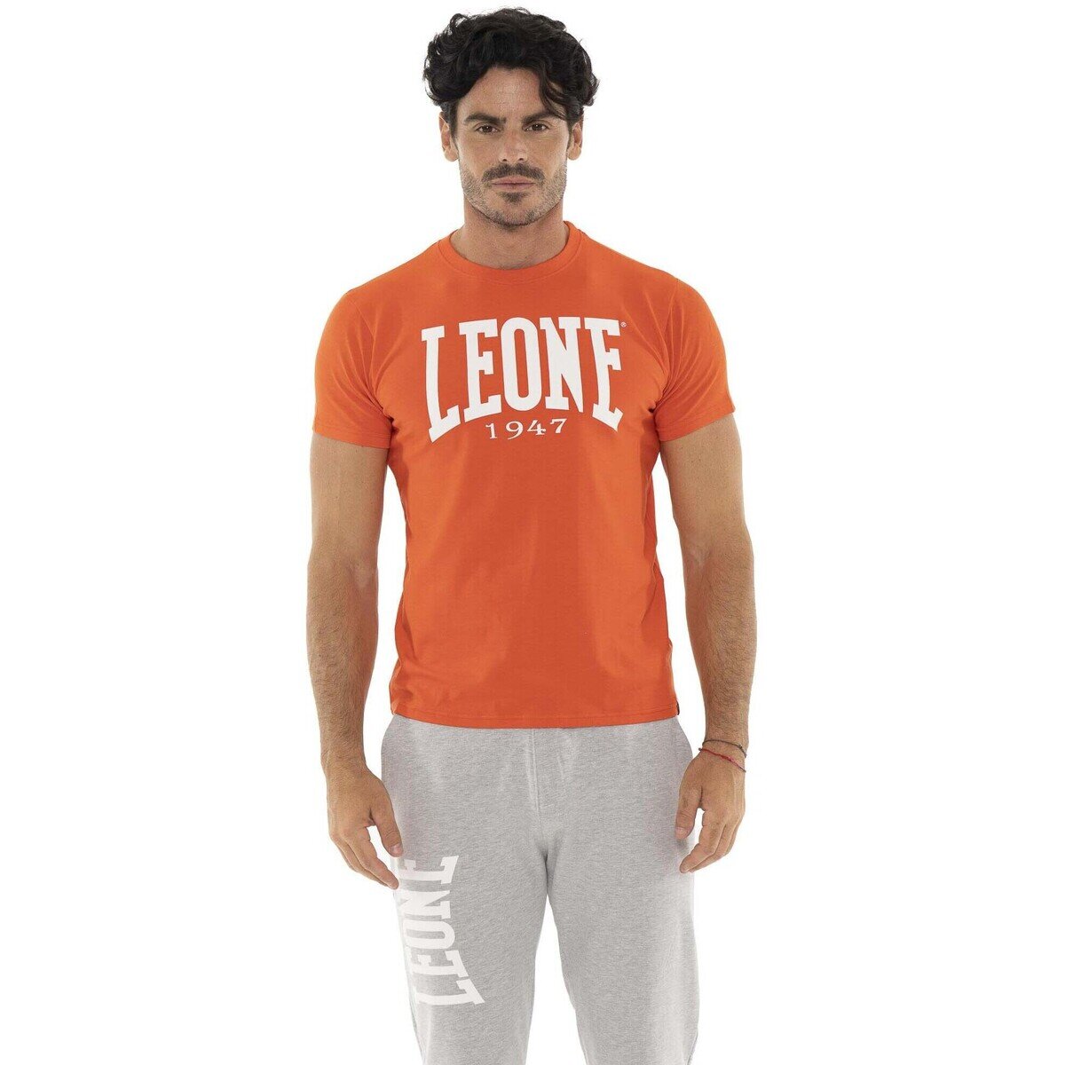 Leone 1947 Îmbracaminte Man Short Sleeves Big Logo