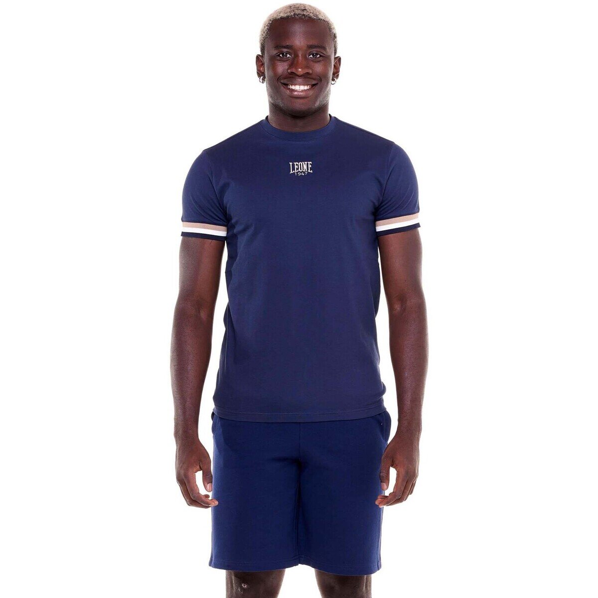 Leone 1947 Îmbracaminte Man Short Sleeves Earth Tones