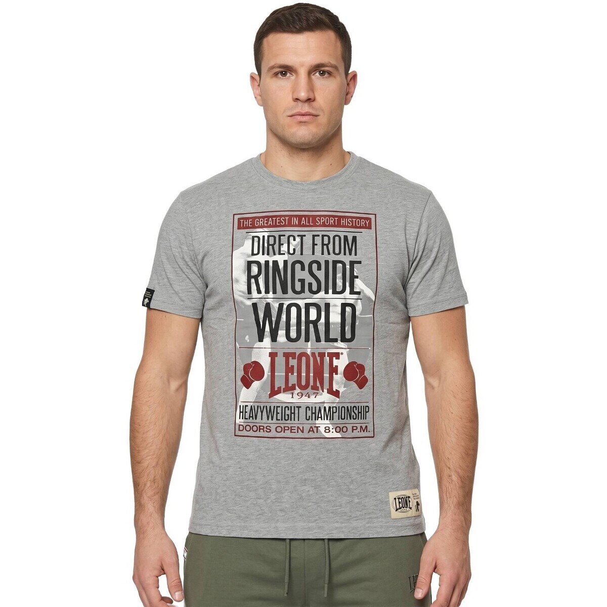 Leone 1947 Îmbracaminte Man Short Sleeves Fight Club